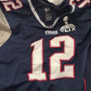 Men's Navy Blue Football Jersey